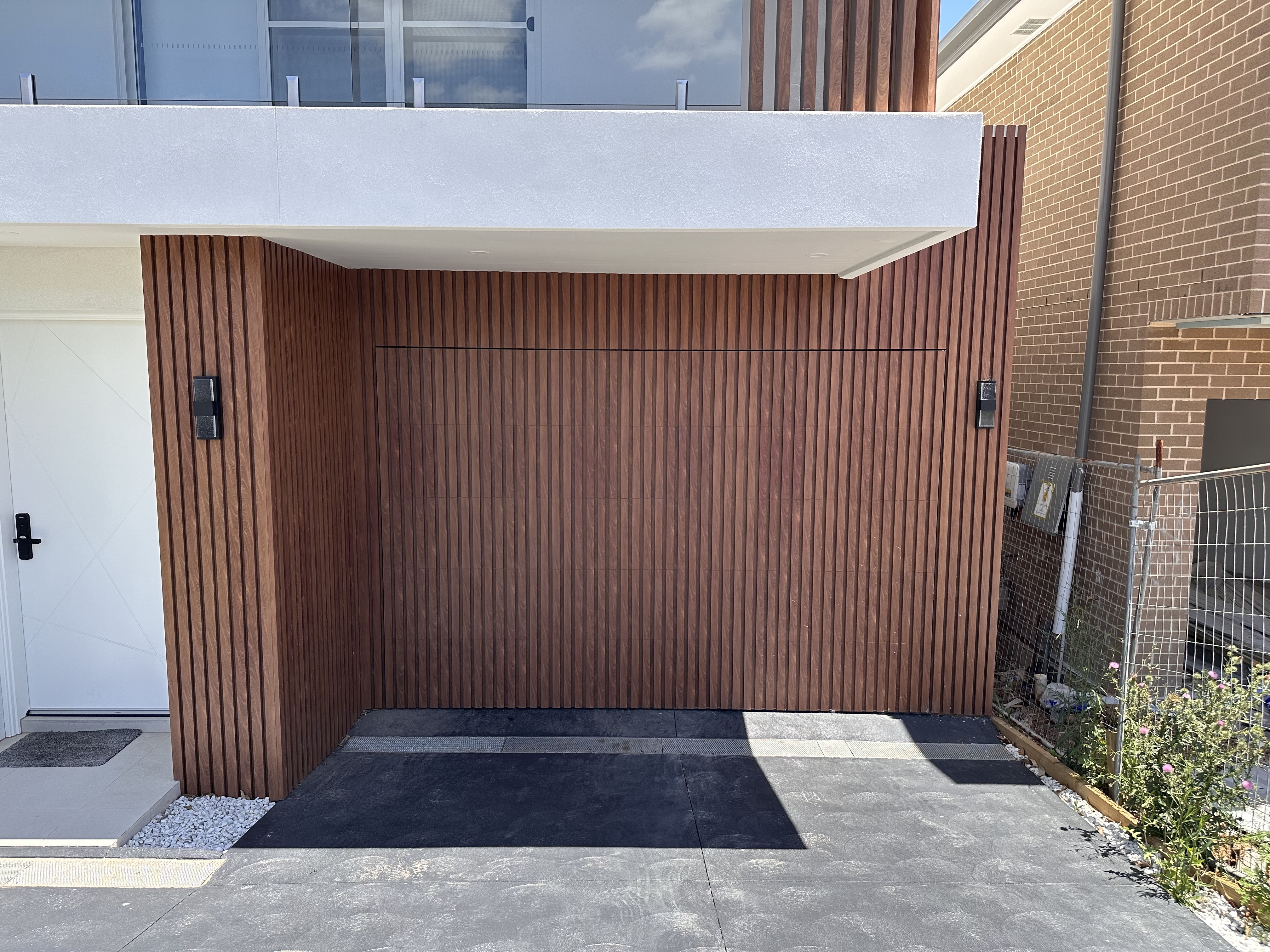 Contemporary Home with Batten Garage